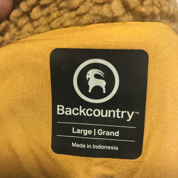 Back country nwt full zip Sherpa ladies coat size large - Picture 5 of 6